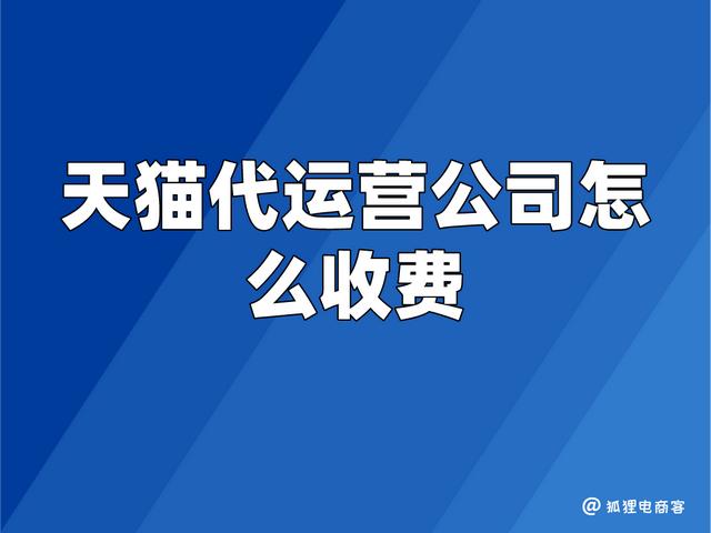 网店代运营收费网店代运营一年的费用是多少插图