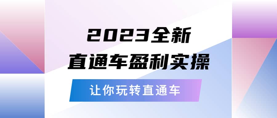 2023全新直通车·盈利实操:从底层,策略到搭建,让你玩转直通车插图 2023全新直通车·盈利实操:从底层,策略到搭建,让你玩转直通车插图