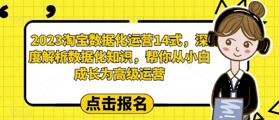 2023淘宝数据化-运营 14式，深度解析数据化知识，帮你从小白成长为高级运营插图
