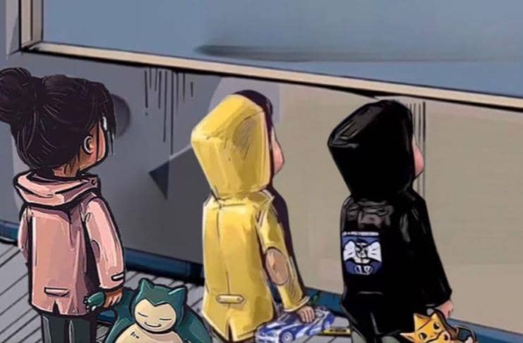 橱窗看车男孩汽车头像制作项目插图