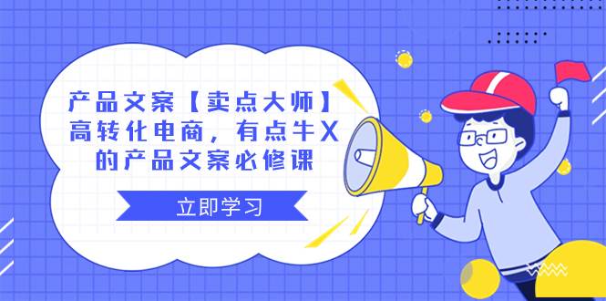 产品文案【卖点大师】高转化电商,有点牛X的 产品文案必修课插图 产品文案【卖点大师】高转化电商,有点牛X的 产品文案必修课插图
