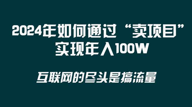 2024年如何通过“卖项目”实现年入100W插图 2024年如何通过“卖项目”实现年入100W插图