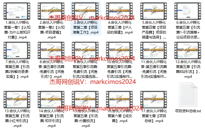 2024年普通人如何通过知识付费“卖项目”年入“百万”人设搭建-黑科技暴力引流-全流程