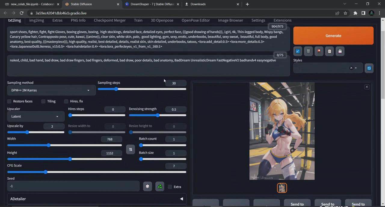 利用Stable Diffusion创建动漫艺术图像使用AI绘画赚钱-中英字幕插图4 利用Stable Diffusion创建动漫艺术图像使用AI绘画赚钱-中英字幕插图4