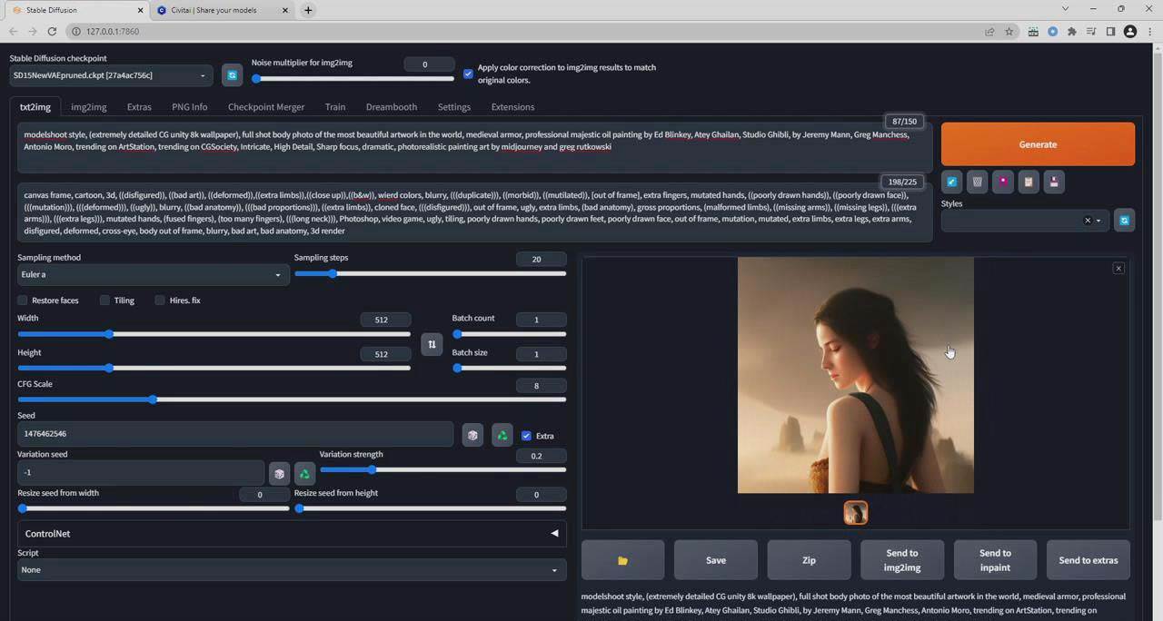 Stable Diffusion 大师班: 利用AI创建艺术图像及视频-31视频课-中英字幕插图3 Stable Diffusion 大师班: 利用AI创建艺术图像及视频-31视频课-中英字幕插图3