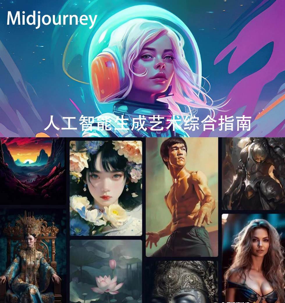 Midjourney及ChatGPT 4人工智能生成艺术图像综合指南-9节课-中英字幕插图1 Midjourney及ChatGPT 4人工智能生成艺术图像综合指南-9节课-中英字幕插图1