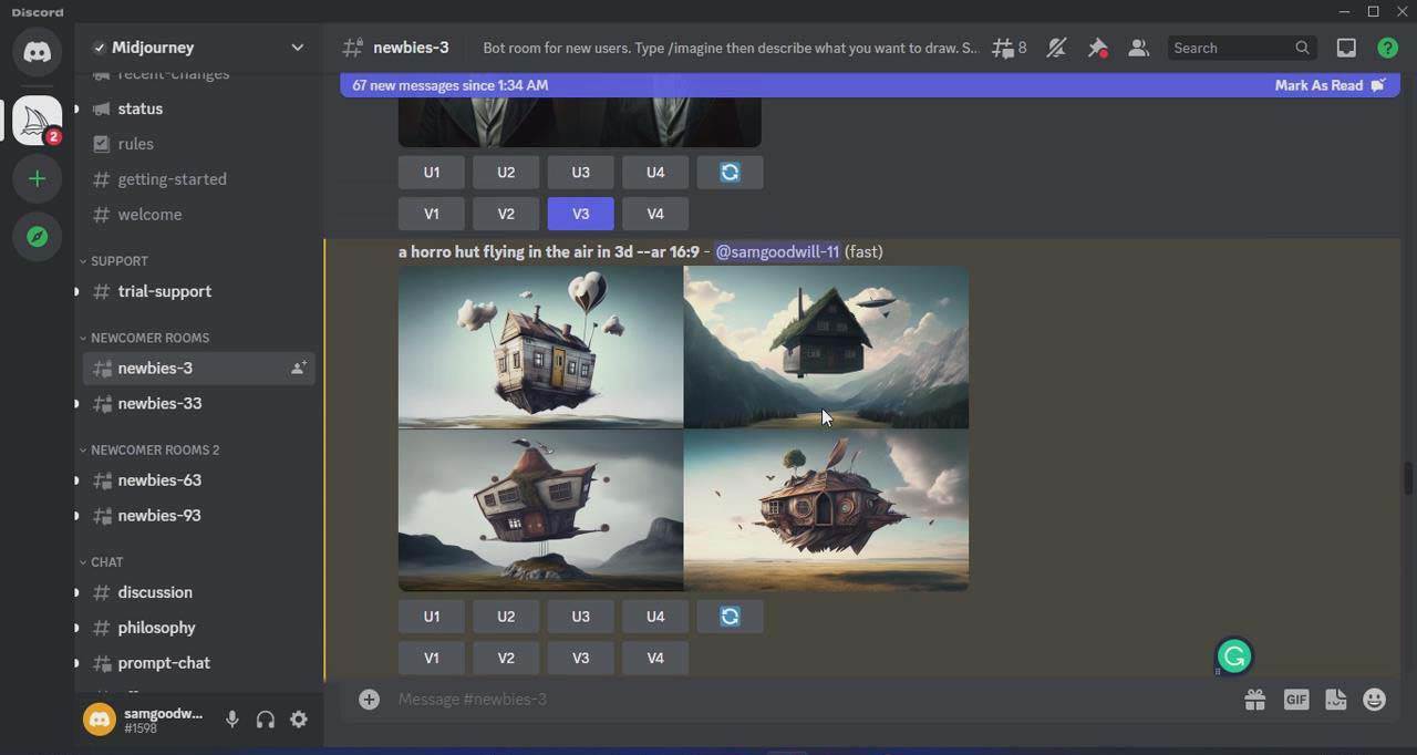 Midjourney AI:从零基础到高级版的大师班教程-34节课-中英字幕插图4 Midjourney AI:从零基础到高级版的大师班教程-34节课-中英字幕插图4