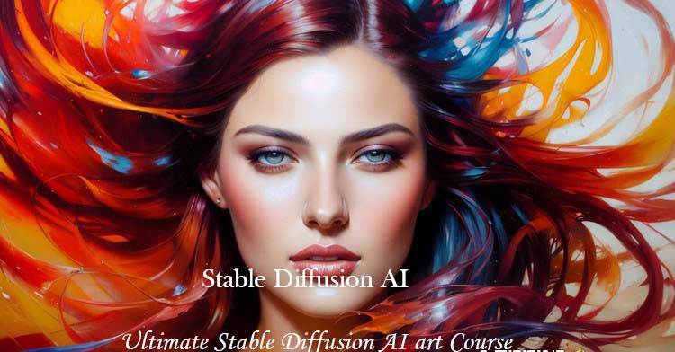终极 Stable Diffusion + ChatGPT AI绘画及模型训练课程-中英字幕插图1 终极 Stable Diffusion + ChatGPT AI绘画及模型训练课程-中英字幕插图1