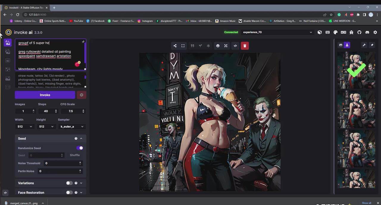 Invoke AI 绘画教程-零基础创作可以销售的完美插图-49节-中英字幕插图4 Invoke AI 绘画教程-零基础创作可以销售的完美插图-49节-中英字幕插图4