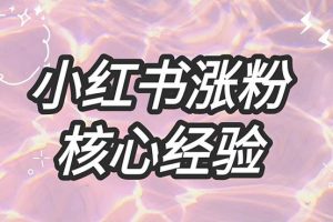 小红书买500个粉丝小红书买500个粉丝
